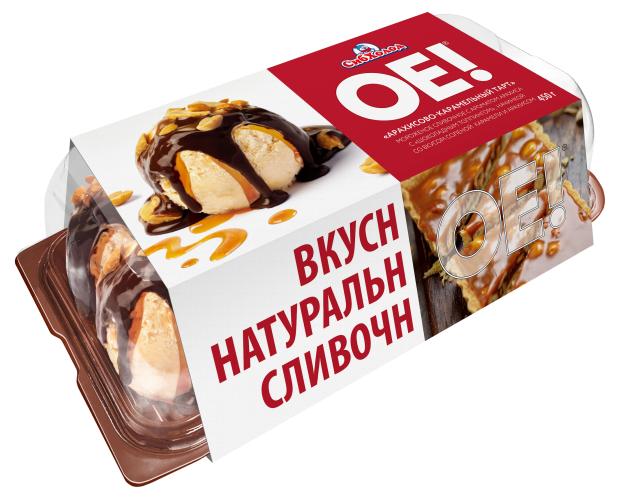 

Мороженое-десерт сливочное СибХолод ОЕ! Арахисово-карамельный тарт БЗМЖ, 450 г