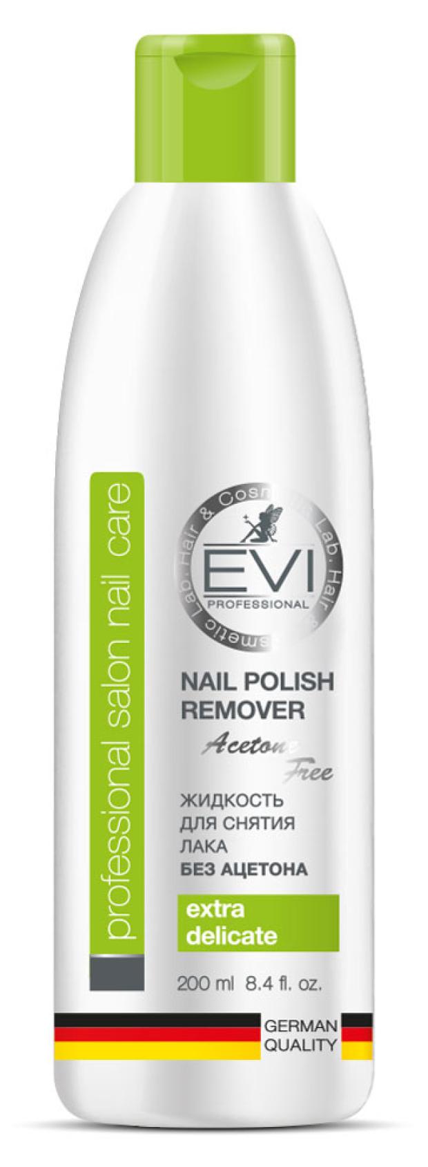 

Жидкость для снятия лака EVI professional без ацетона, 200 мл