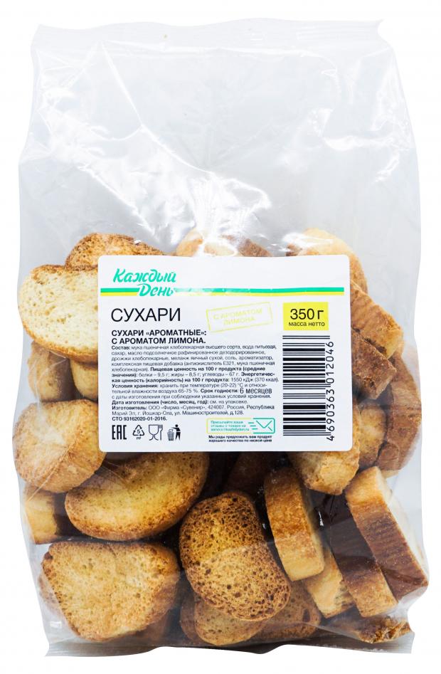 

Сухари Каждый День с ароматом лимона, 350 г