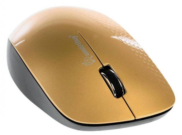 

Мышь беспроводная Smartbuy 309AG золотой металлик