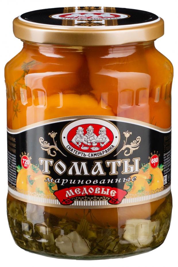 

Томаты «Скатерть-Самобранка» маринованные медовые, 720 мл