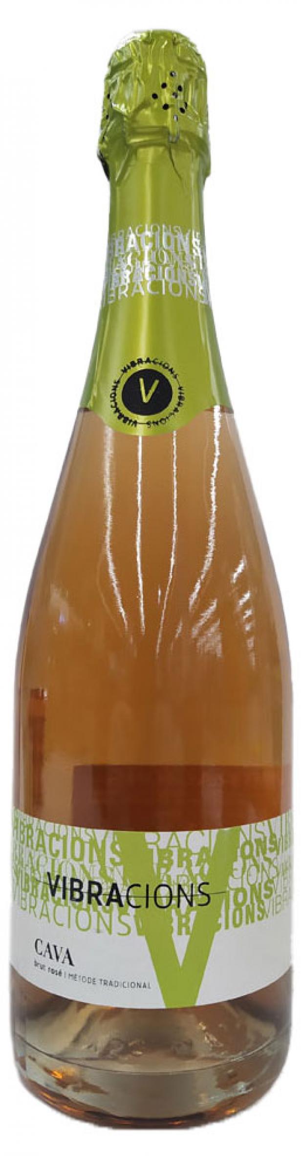 

Игристое вино Cava Vibracions Brut Rose розовое сухое Испания, 0,75 л