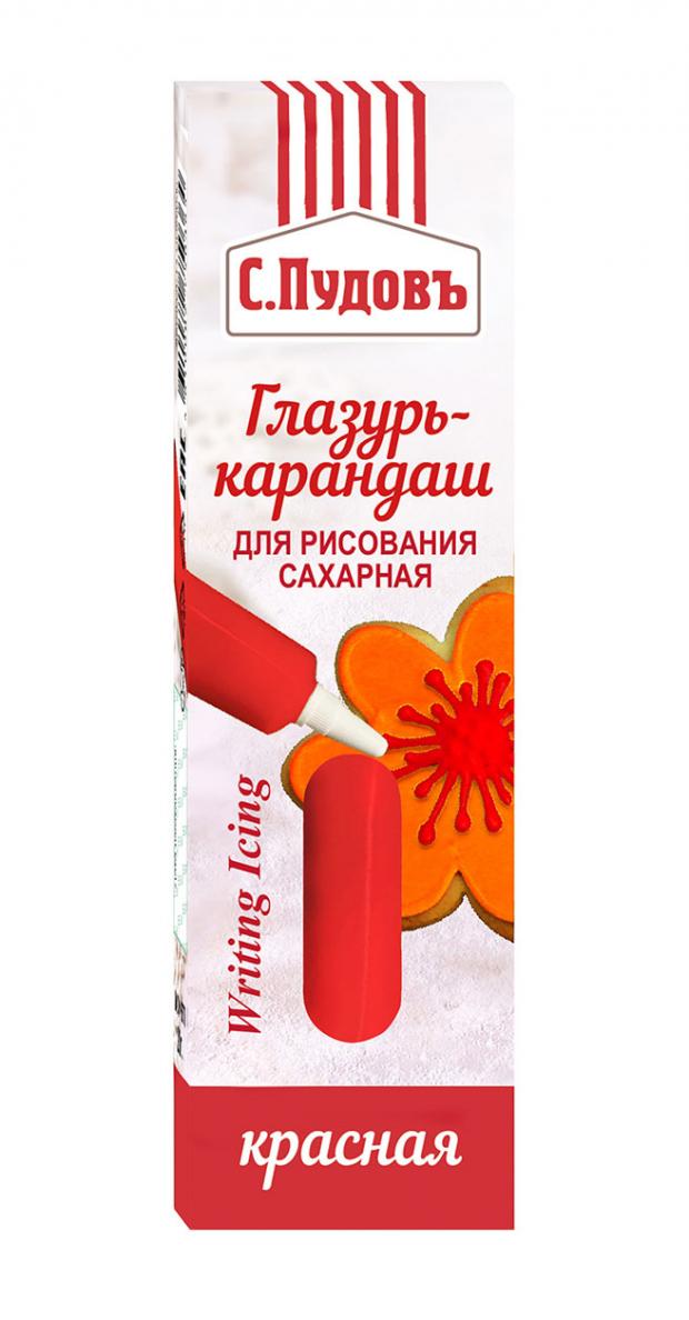

Глазурь для рисования С.Пудовъ Красная, 20 г