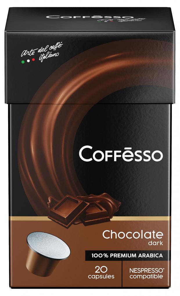 

Кофе в капсулах Coffesso Dark Chocolate, 20 шт