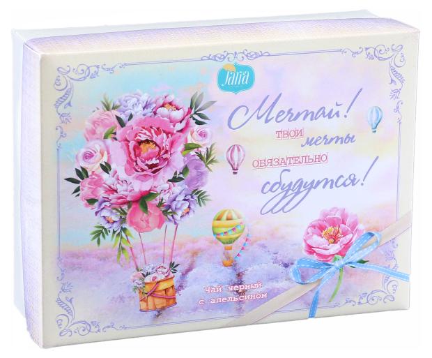 Чай черный Jarra Мечтай байховый крупнолистовой с апельсином, 100 г