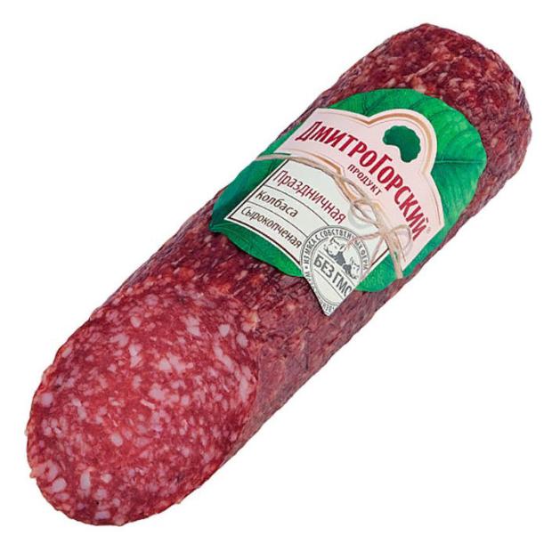 

Колбаса сырокопченая Дмитрогорский продукт Праздничная, 240 г