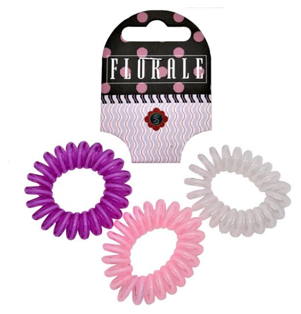 Резинка для волос Florale Пружинка спиралька в ассортименте ANZ1-40 3 шт 29₽
