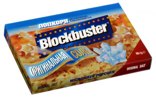 Попкорн Blockbuster оригинальная соль, 99 г попкорн blockbuster чеддер сыр 99 г