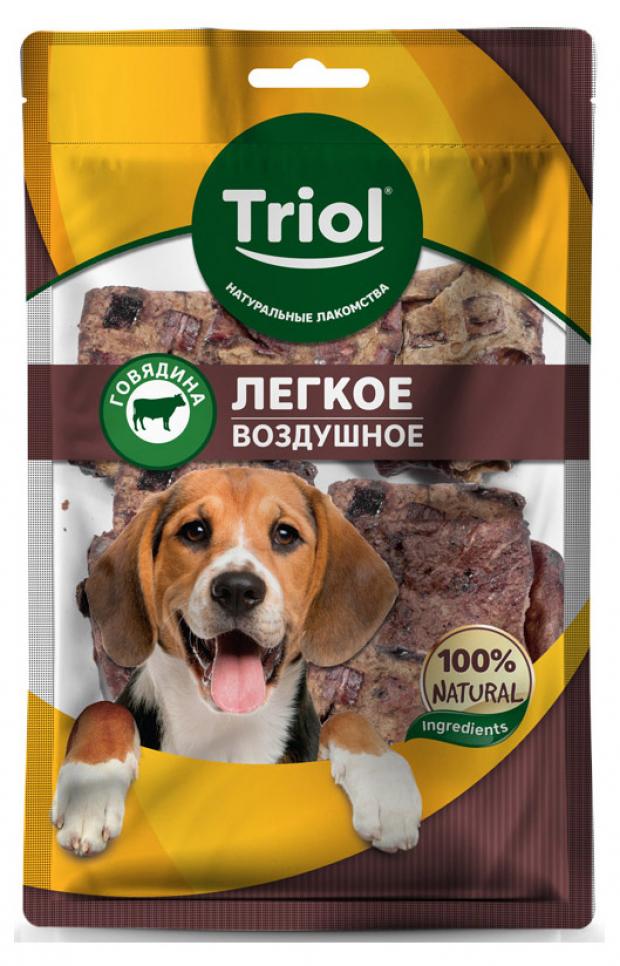 Лакомство для собак Triol легкое говяжье воздушное, 40 г triol лакомства легкое говяжье воздушное для собак 40г 10171058 0 040 кг 43468