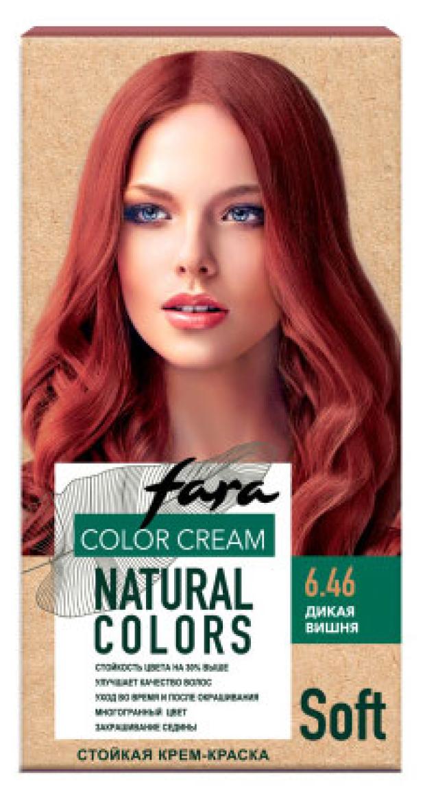 Краска для волос Fara Natural Colors Soft 327 дикая вишня, 117 г