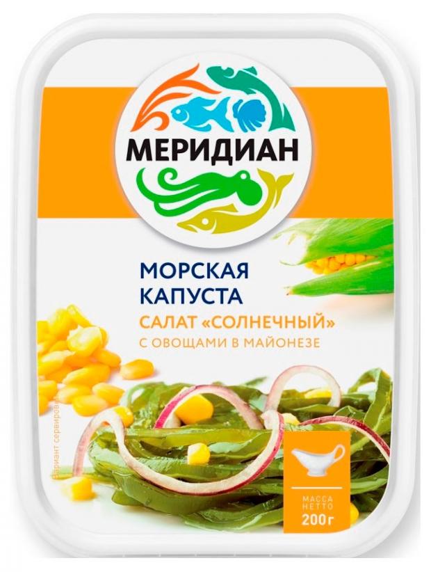 

Салат из морской капусты Меридиан Солнечный, 200 г