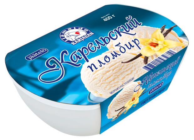 Мороженое пломбир Холод Славмо ванильное БЗМЖ, 400 г