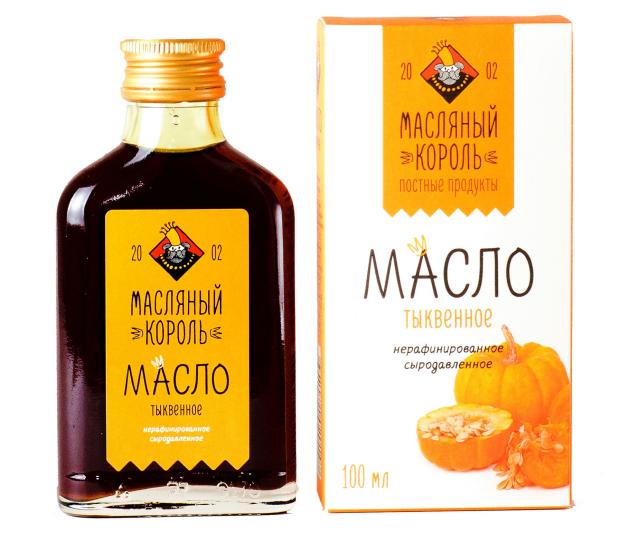 

Масло тыквенное Масляный король нерафинированное, 100 мл