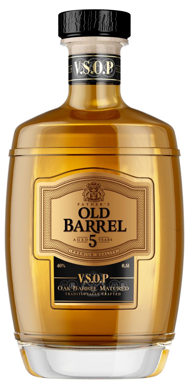 Коньяк Father's Old Barrel VSOP пятилетний Россия, 0,5 л