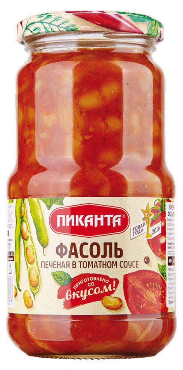 

Фасоль печеная Пиканта в томатном соусе, 530 г