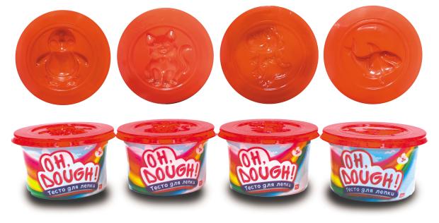 

Тесто для лепки МКИ Oh dough залипательное приключение 1 шт, 80 г