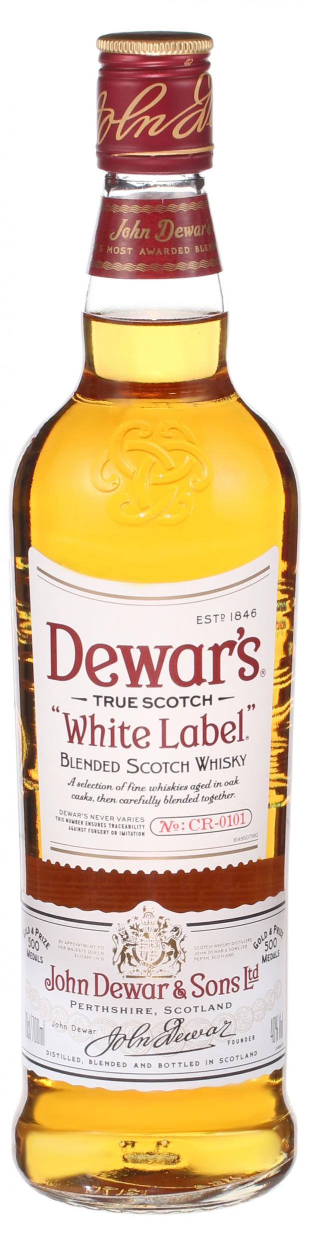 Виски Dewar's White Label Шотландия, 0,7 л виски johnnie walker black label шотландия 0 7 л