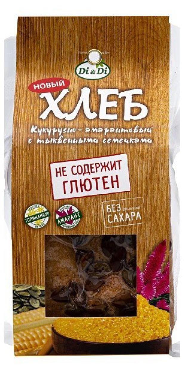 

Хлеб Ешь ЗдорОво Кукурузно-амарантовый с семенами тыквы безглютеновый, 300 г