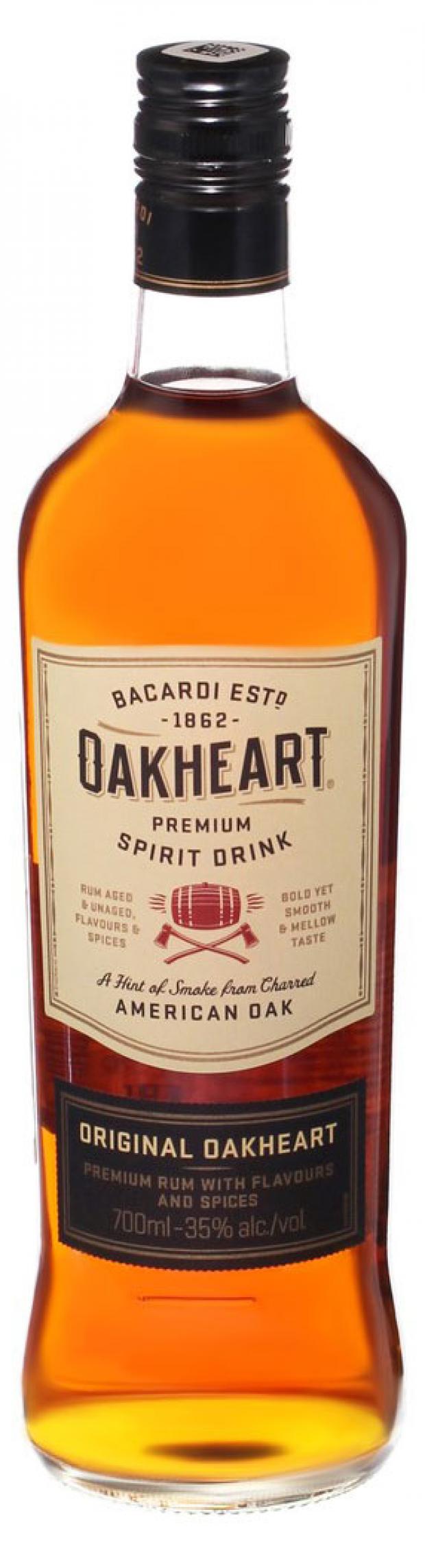 Ром Bacardi Oakheart Италия, 0,7 л