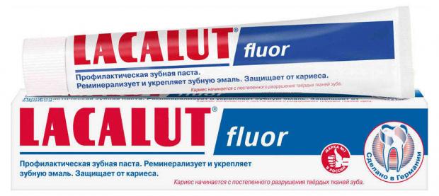 Зубная паста Lacalut Fluor, 75 мл