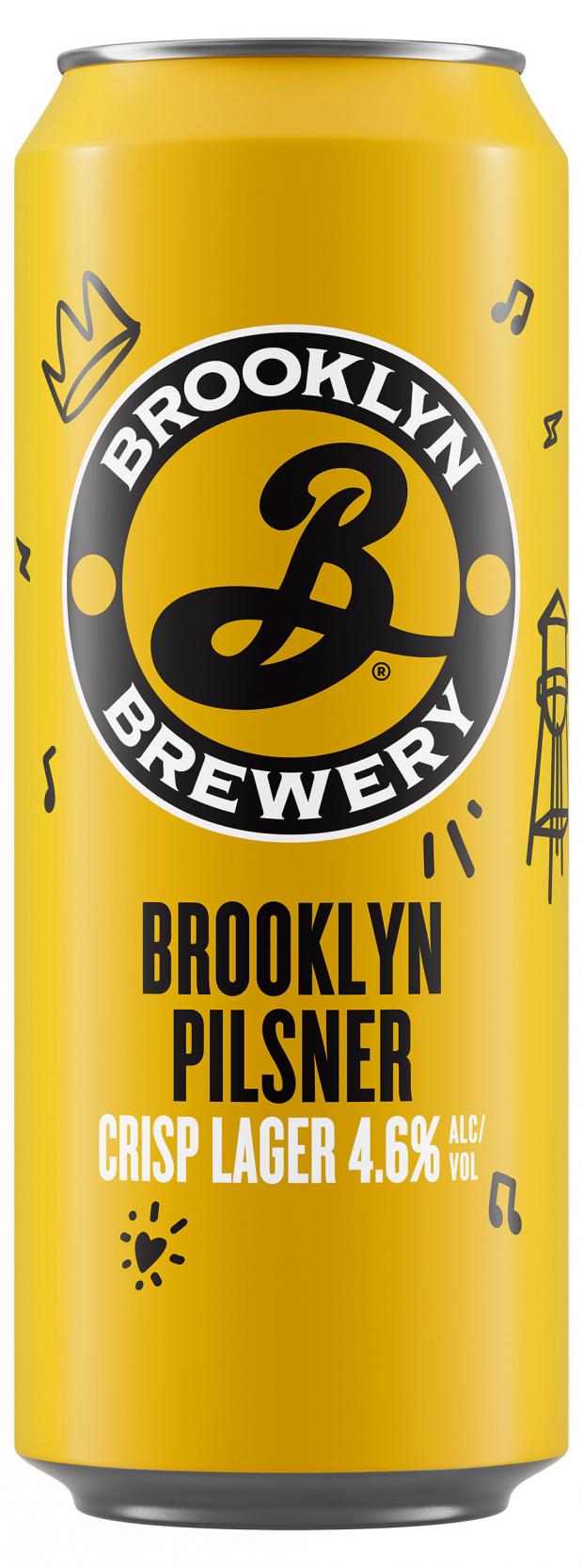 Пиво Brooklyn Pilsner светлое 4,6%, 450 мл