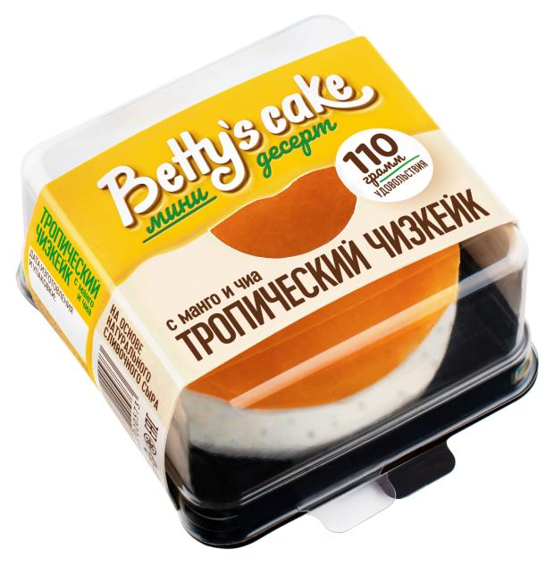 

Чизкейк Betty's cake Тропический замороженный, 110 г