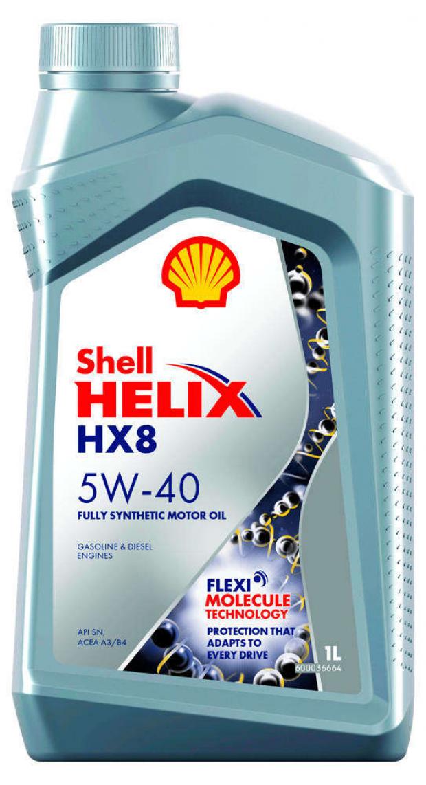 

Масло моторное Shell Helix HX8 5W40 синтетическое, 1 л