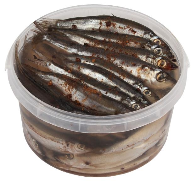 

Салака неразделанная в солевой заливке, вес