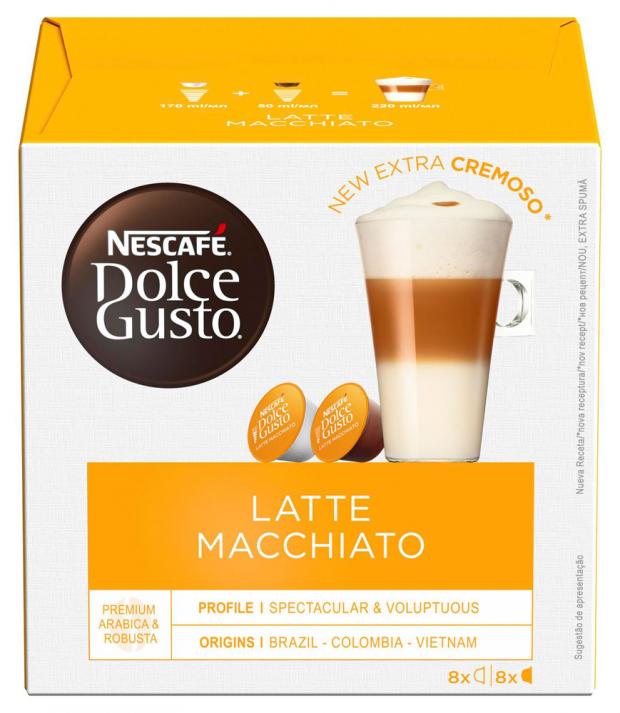 фото Кофе в капсулах nescafe dolce gusto latte macchiato, 16 шт