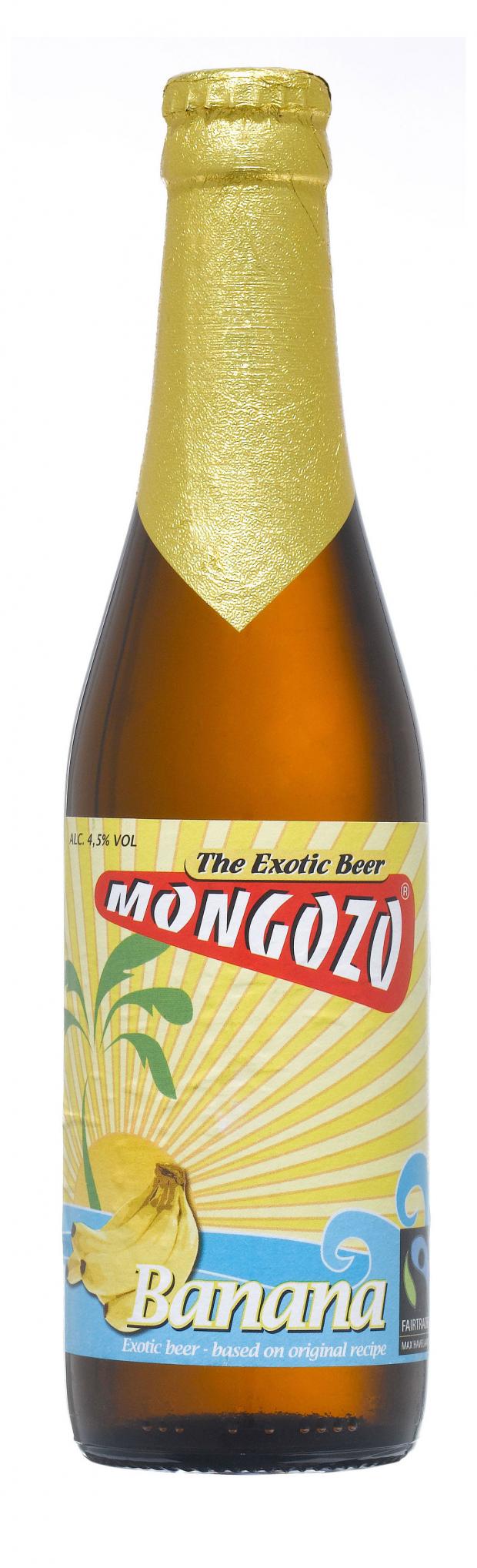 Пиво Mongozo Banana светлое нефильтрованное 3,6%, 330 мл