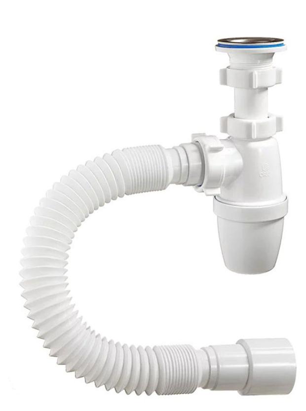Сифон Orio 1 1/4"с гофротрубой, 40 мм