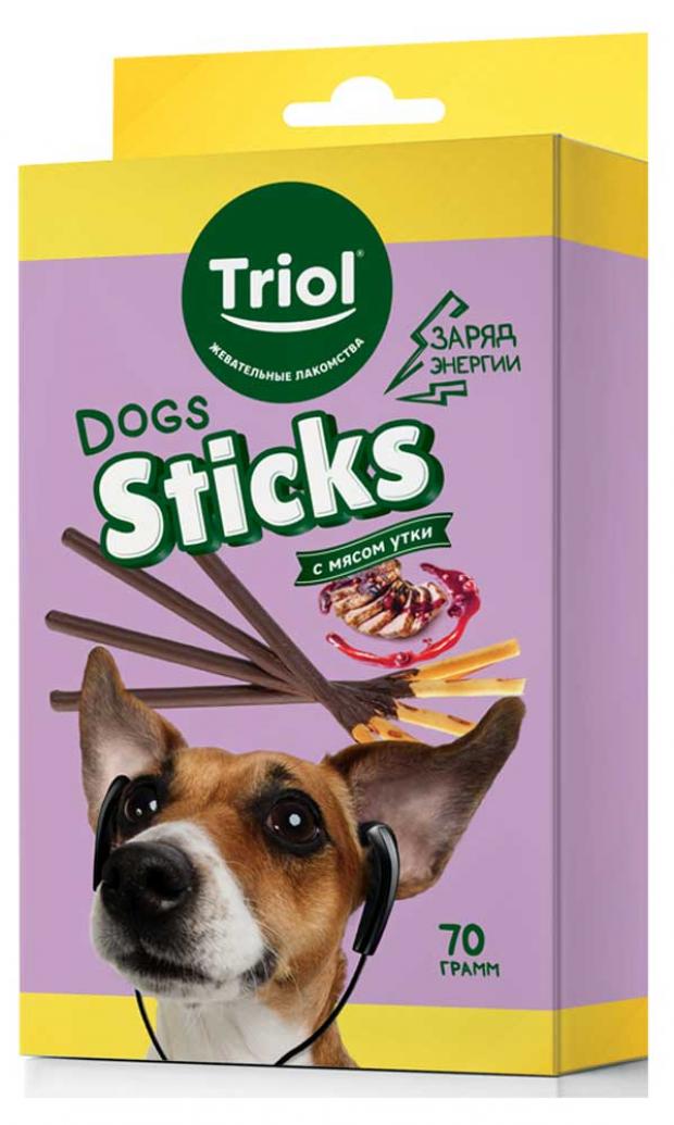 

Лакомство для собак Triol Sticks с мясом утки, 70 г