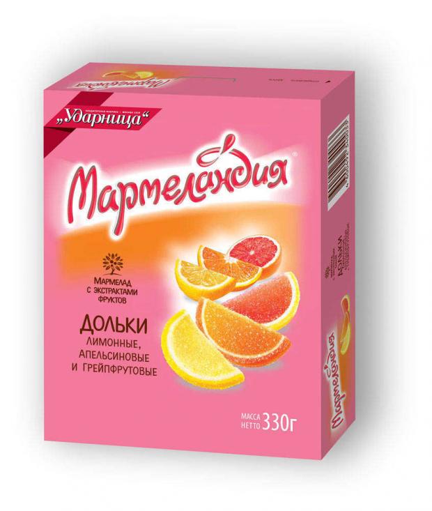 

Мармелад «Мармеландия» лимон апельсин грейпфрут, 330 г