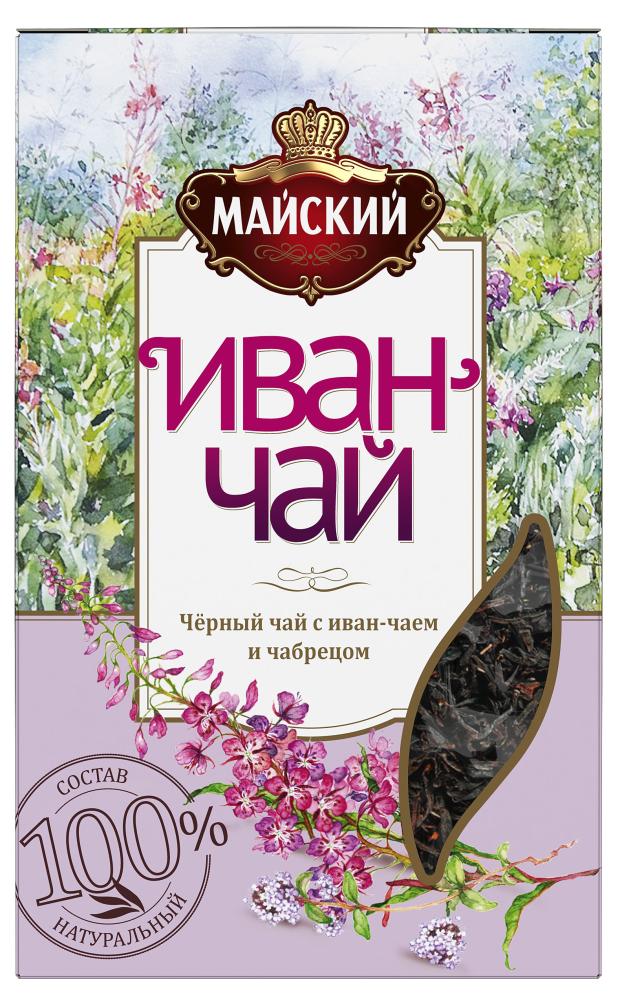 

Чай черный Майский Иван-чай с иван-чаем и чабрецом, 75 г