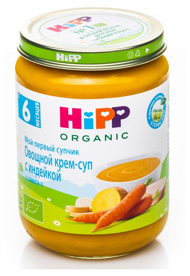 

Крем-суп HiPP овощной с индейкой с 6 мес., 190 г