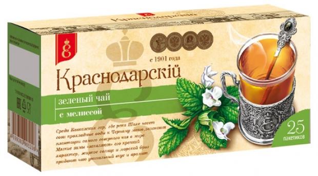 

Чай зеленый «ВЕКА» Краснодарский с мелиссой в пакетиках, 25х1.7 г