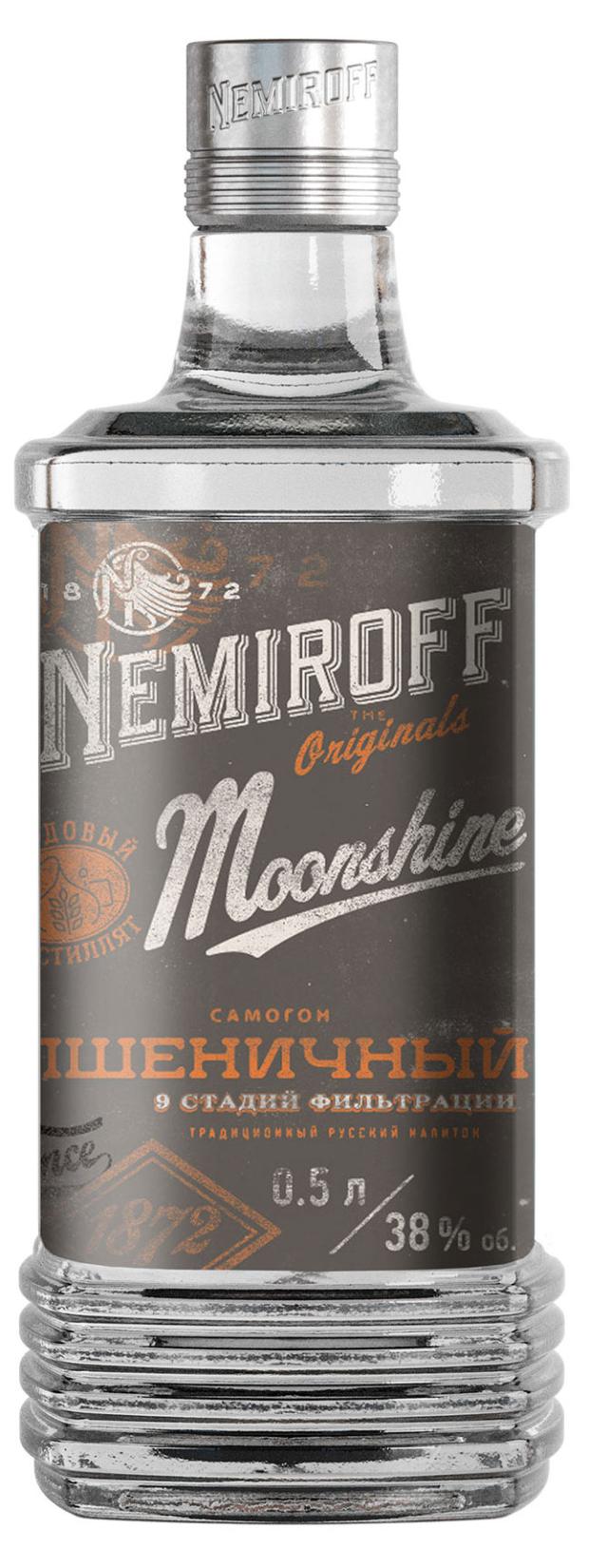 Самогон Nemiroff Пшеничный Россия, 0,5 л