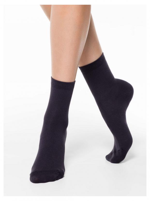 

Носки женские Conte elegant COLOURS графитовые, р.25