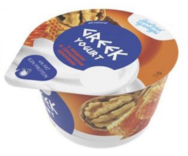 Йогурт греческий Молочная культура с медом и грецкими орехами 4%, 130 г