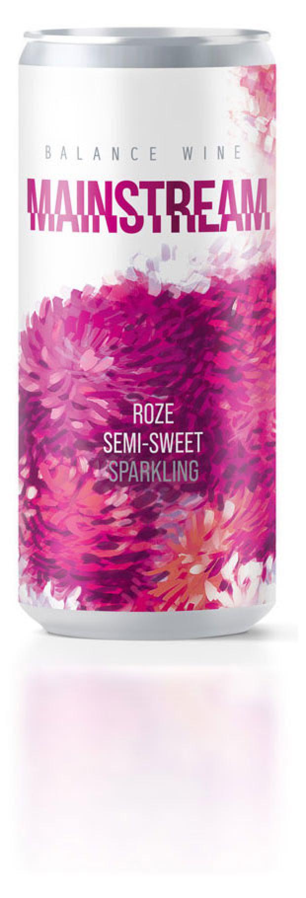 Плодовый алкогольный продукт Mainstream розовый полусладкий 330 мл 174₽