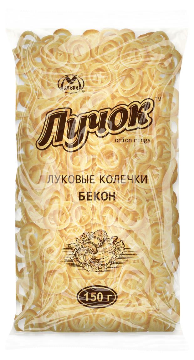 Луковые кольца Лучок со вкусом бекона, 150 г