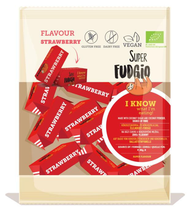 Конфеты Super Fudgio Клубничные, 150 г Конфеты Super Fudgio Клубничные, 150 г фото