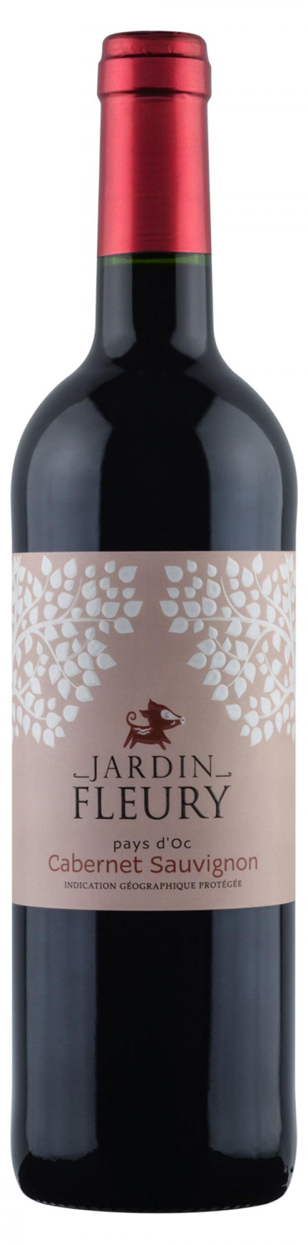 Вино Jardin Fleury Cabernet Sauvignon красное сухое Франция, 0,75 л