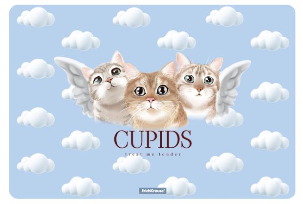 

Подкладка настольная пластиковая ErichKrause Cupids А3