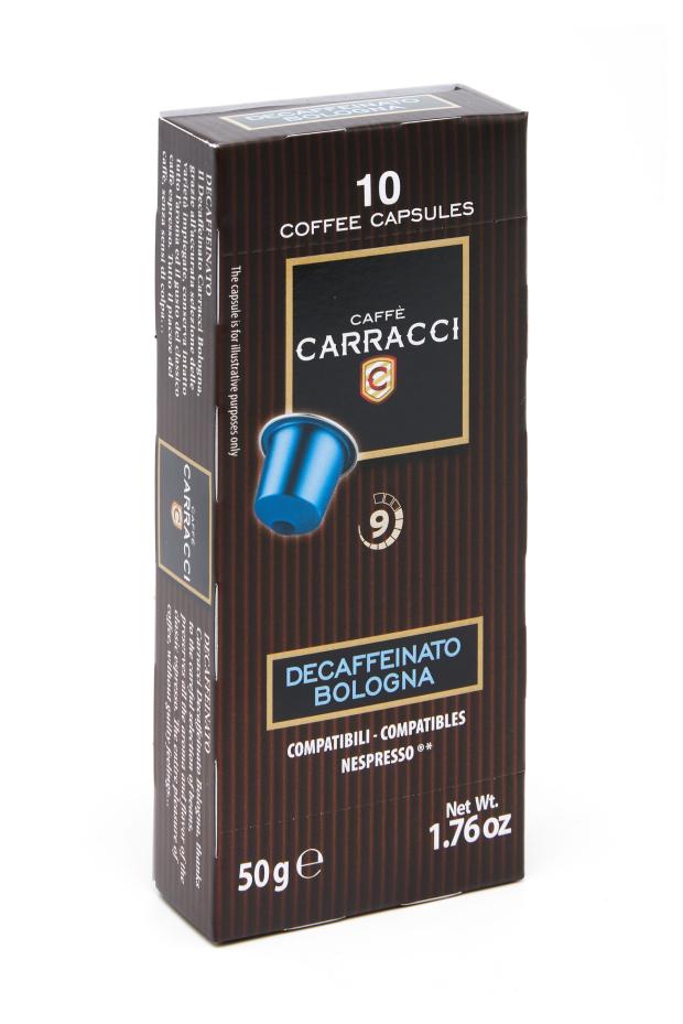 

Кофе в капсулах Carracci Decaffeinato Bologna, 50 г