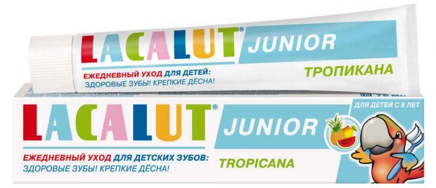 Зубная паста детская Lacalut Junior 8+, 75 мл