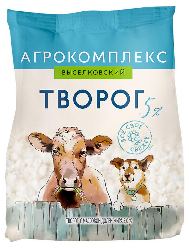 Творог Агрокомплекс 5% БЗМЖ, 340 г