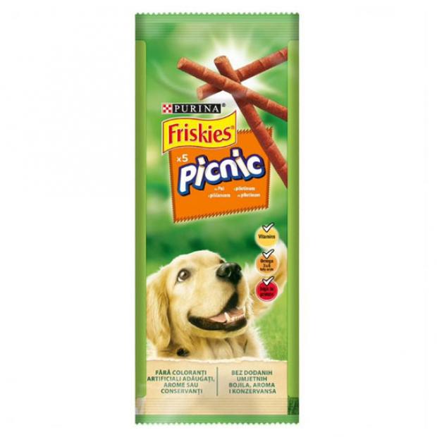 

Лакомство для взрослых собак Friskies Picnic с курицей, 42 г