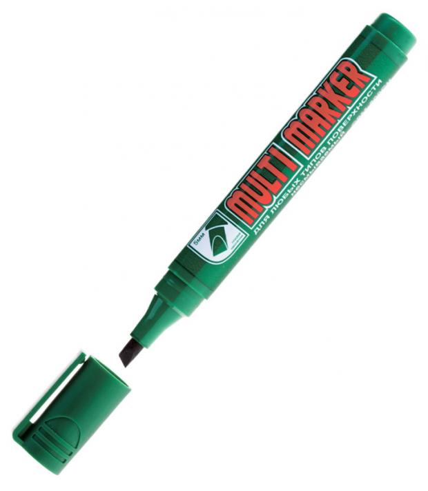 

Маркер перманентный Crown Multi Marker Chisel зеленый скошенный 5мм