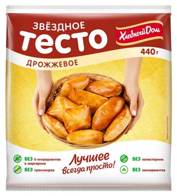 

Тесто дрожжевое «Хлебный дом» неслоеное, 440 г